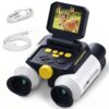 HOAHOA Binoculars for Kids with Night Vision,48MP Photo & 1080P Video