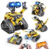 HOGOKIDS 5 in 1 Robot Building Toys for Kids - Remote & APP Controlled Set