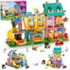 HOGOKIDS Girl Friends Family House Building Toy with Light for Girls & Boys