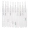 hogtnd 10Pcs Empty Marker Pen with Soft Brush Head Refillable Empty Acrylic Paint Pen for Painting Detailing Project Gold Detailing Markers