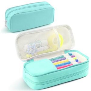 HOHOM Pencil Case Large Capacity Pencil Pouch Holder Box Marker Storage Bag Desk Organizer Stationery Organizer for School Supplies Office Travel Organizers Office College