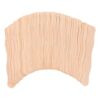 Hohopeti 80pcs Wavy Birch Wood Craft Sticks for Wedding Program Fan Handles and Painting Mixing, 8 Inch Smooth Surface Unfinished Wood Sticks Compatible Glue, for Ornament Making and Craft