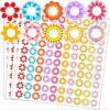Hole Reinforcement Stickers Self-Adhesive Hole Reinforcement Stickers,0.5 Inch Real Plastic Hole Reinforcers for School Office,4000 Pcs