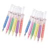 Holibanna 15pcs Needle Shape Highlighter Pens for Students and Teachers, Large Capacity Fluorescent Marker Pens Ergonomic Handle Design and Smooth Lines, for Planner and DIY Photo Album