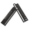 Holibanna Multifunctional Drafting Compass Ruler for Geometry with Portable Design and User-Friendly Scale, Aluminum Alloy Drawing Tools for Professional and Student Use in Outdoor Measuring