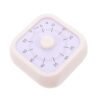 HOLIDYOYO Digital Classroom Timer for Teachers and Young Learners, White Abs Visual Timer with Distraction-Free Learning and Time Visualization Aid for Group Work and Reading Sessions