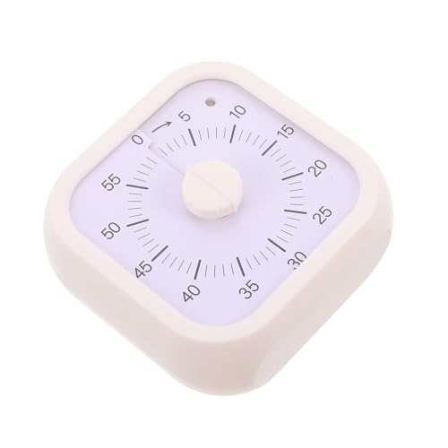 HOLIDYOYO Digital Classroom Timer for Teachers and Young Learners, White Abs Visual Timer with Distraction-Free Learning and Time Visualization Aid for Group Work and Reading Sessions