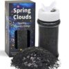 Holographic Chunky and Fine Glitter Mix 2 oz/56.7g Cosmetic Glitter for Body Face Hair Nail Eye Lip Makeup,Sparkly Glitter for Craft DIY Resin Art Party Festival(Black)