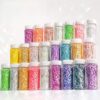 Holographic Chunky Glitter, Set of 24, Craft Glitter for Crafts, Hair Face Body Makeup Nail, DIY Arts and Craft, Making, Wedding Festival Party Decoration