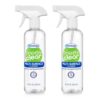 Homebright Free & Clear Multi-Surface Cleaner Spray, Plant-Based Formula, Dye-Free & No Harsh Chemicals, Safe for Everyday Cleaning on Counters, Glass, Stainless Steel & More, 16.9 fl oz, Pack of 2