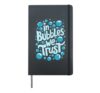 Homemade Soap Soapmaking Funny Bubble Quotes Hardcover Journal, Black