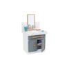 HomeStock Pretend Play Sink - Kids Bathroom Sink with Accessories & Hair Dryer