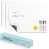 HOMiDEK Magnetic Whiteboard for Fridge, 3 Pack Small Magnetic Dry Erase Boards with 4 Markers & 1 Eraser, Reusable Blank Magnet White Board Sheets for Home, Kitchen, Office, Classroom - 11 x 17