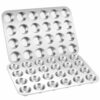 Homikit 18/10 Stainless Steel Mini Muffin Cupcake Pan 24 Cups, Non Toxic