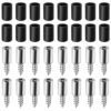 HOMOCONO 50 Sets Self Tapping Shelf Support Pegs for Furniture Bracket Pegs and Kitchen Cabinet Shelves with Non-Slip Sleeves for Secure Connection and Flexible Layout in Small Studios