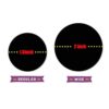 Homoyoyo 2 Rolls Round Black PVC Chalkboard Labels Stickers for Kitchen Bottles and Cans, Removable Adhesive Writing Stickers for Home and Office Organization, Long Term Use Reminder Memos