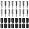 Homoyoyo 50 Sets Self-Tapping Shelf Support Pegs with Non-Slip Sleeves, Metal Cabinet Shelf Screws for Bookcases and Wooden Furniture, Stable Support and Easy Installation for Small Studios