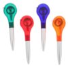 Homoyoyo Ballpoint Pens Plastic Pens 4pcs with Retractable Tape Measure Smooth Writing with Unique and Innovative Design for School and Office Use and Adults
