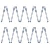 HOMSFOU 20pcs Metallic Paint Marker Pens with Fine Tip Precision and Permanent Markings, Silver Plastic Body for Signature Marking and Scrapbooking on Paper and Stone Surfaces