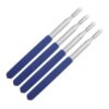 HOMSFOU 4pcs Telescopic Teacher Pointer Stick Adjustable Length from 8.3 to 39.4 Inches, Retractable Handheld Stainless Steel and Silicone Pointer for Classroom Presentations