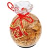HOMSFOU Crystal Money Purse Ornament Desktop Decoration Made of Crystal with Unique Chinese-Style Design, Symbolizing Wealth and Luck, for Office and Bookshelves