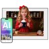 Homture Magic Frame – 10.1" WiFi Digital Picture Frame, 1920x1200 HD IPS Touch Screen, Old Photo Alive, AI Photo to Video, Unlimited Cloud Storage, APP Sharing, Easy Setup, Gift for Parents