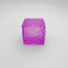 Honeycomb Ice Cube Squishy Stress Relief Toy, 5cm (1.97") Textured Sensory Fidget Cube for Kids & Adults, Soft Squeeze Toy for Focus, Relaxation & Desk Play (Purple)