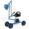 HONEY JOY Sand Digger Excavator for Kids, Toddler Outdoor Sandbox Digger Crane w/Cross Base & Flexible Shovel, 360° Rotatable Seat, Beach Toys Excavator Ride On Toy for Backyard Dirt and Snow