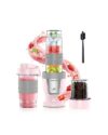 HoninJoy Compact Smoothie Blender, 650W Personal Blender for Shakes/Smoothies/Frozen Drinks with Grinder Cup & 14oz, 20oz To-Go Cups, Blenders for Kitchen, Smoothies Maker for Juices, Pink