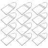 HONMEET 12pcs Dry Erase Pocket Sleeves Pet Document Holders Wear-Resistant Ticket Holder Pockets for School and Travel Organization 23x10 Inch