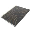 HONMEET Monthly and Weekly Planner Notebook with Twin-wire Binding, Spacious Writing Area, and Split Layout, Professional Hardcover Agenda for Home and Office Use, 11x8.8 Inches