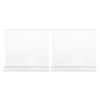 HONMEET Treadmill Tablet Holder Easy Installation 2pcs Acrylic Reading Stand Sturdy Device Support, Acrylic Rack for Book and Paperback Book for Treadmill Reading and Home Gym Use