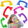 Honoson 6 Pcs Whisper Reading Phones for Classroom Reading Phones Auditory Feedback Classroom Must Haves Tattle Phone Hear Myself Sound Phone Colored Speech Therapy Back to School Toy Tool for Kid