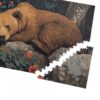 Honozo Wild Flower Bear Wood Jigsaw Puzzle, 1000-Piece Family Toy