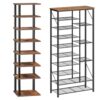 HOOBRO Shoe Rack and Shoe Shelf Bundle, Hoe Storage Organizer for Small Space, Large Capacity Tall Shoe Storage, BF22XJ01-BF191XJ01