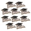 HOODANCOS 10pcs Graduation Brooch Pin Lightweight Alloy Graduation Cap Book Design Class of 2026 Resistant to Fading Accessories