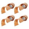 HOODANCOS 4 Rolls Kraft Paper Packing Tape 2 Inch X 3 Yards Strong Adhesion and Easy to Tear for Sealing Storage Boxes and Carton Boxes in Warehouse Operations and Long-Distance Transit