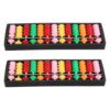 HOODANCOS Abacus and Creative Number Play 2pcs Plastic 13-Column with Colorful Beads for Beginner-Friendly Counting Early Education Math Suitable for Home and Office Use
