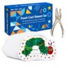 HOOJOJO Caterpillar Punch Card Reward Set 200 Cards with Hole Punch Box