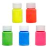 HOOTNEE 5pcs 5pcs 15g DIY Glow the Dark Luminous Paint Quick Drying Fluorescent Pigment for Crafts and Halloween Art Projects Plastic Material