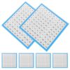 HOOWIFFY 10 Sheets Math Table Number Chart 1-100 Laminated Double-sided Educational Chart for Writing and Counting Consecutive Numbers, Paper Material Early Education Resource