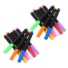 HOOWIFFY 16pcs Liquid Chalk Markers Neon Color Pens Set for LED Light Drawing Boards and Acrylic Surfaces, Fluorescent Fine Tip Paint Markers with Smooth Writing for Drawing Random Color