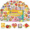 HORIECHALY 300 Scented Stamp Stickers for Kids, Scratch and Sniff Reward Stickers,Non-Toxic Incentive Smelly Stickers for Classroom&Family Reward, Party Favors, Journaling & Travel Activities