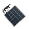 Hosrivae 4W 5V Solar Charging Panel, Polycrystalline Silicon Solar for battery Charger for 3.7V-5V Devices, Portable for mini Panel for Garden Lights, Camping, for Outdoor Power