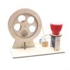 Hosrivae Hand Crank Generator Kit for, STEM Science Experiment Electricity Learning Toy, DIY Wooden Generator Model With Light Bulb for Elementary School Physics Projects