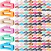 Hoteam 126 Pcs 4.1 Inch Large Hair Claw Clips Bulk Rectangular Big Hair Claws Matte Nonslip Banana Clip Plastic Barrettes for Women Gifts Accessories, 18 Colors
