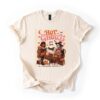 Hot Ghouls Reading Society Halloween Tee Top, Natural, X-Large