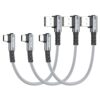 HOTNOW Short USB A to USB C Cable Right Angle [3Pack 0.5ft] Portable 90 Degree USB-C Fast Charging Cord Compatible with iphone 17 16 15, Samsung Galaxy S10 S9 S8 Plus Note 9 8 and Other Type c Devices