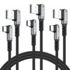 HOTNOW USB to USB C Cable Right Angle [3Pack 3ft] USB A to USB C 90 Degree Type C Fast Charging Cord Compatible with iPhone 17 16 15, Samsung Galaxy S10 S9 S8 Plus Note 9 8 and Type c Devices