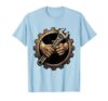 Hot Rod Mechanic Grease Hands Wrench Graphic T-Shirt, Men, Baby Blue, 3X-Large